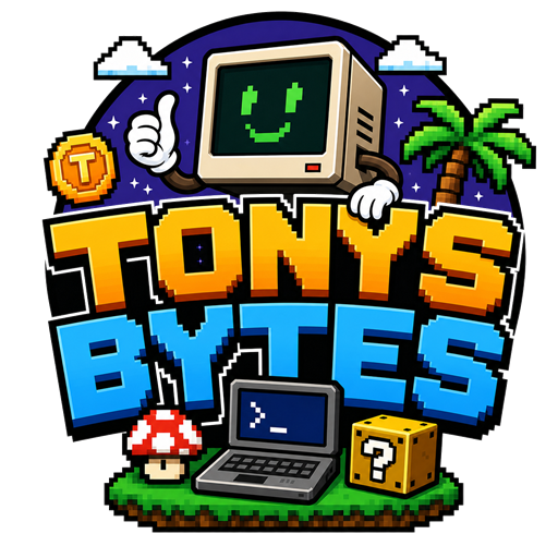 Tony's Bytes logo art